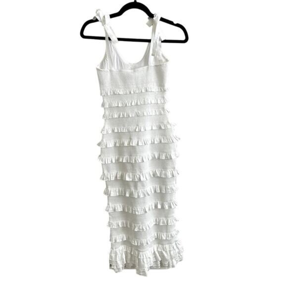 V. Chapman Lotus Tiered Midi Dress - Picture 3 of 5